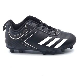 Adidas Rundown Boys Sz 11K Black/White Baseball Cleats